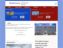 Tablet Screenshot of cadleco.com